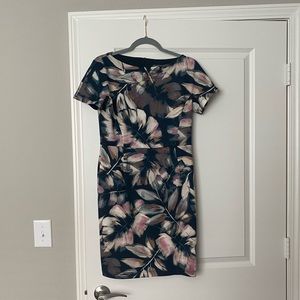 Maggy London Palm Sheath Dress